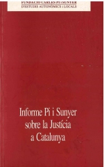 Informe Pi i Sunyer sobre la Justícia a Catalunya