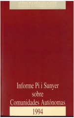 Informe Pi i Sunyer sobre Comunidades Autónomas 1994 (2 vols.)