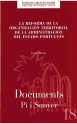 18. La reforma de la organización territorial de la adminstración en el estado portugués