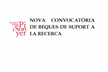 Convocatòria d'1 beca de col·laboració en suport a la recerca per a la Fundació Carles Pi i Sunyer