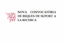 Convocatòria2 de 2 beques de col·laboració en suport a la recerca per a la Fundació Carles Pi i Sunyer