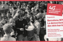 Inauguració de l'exposició “Barcelona, 1979. La democràcia des dels barris